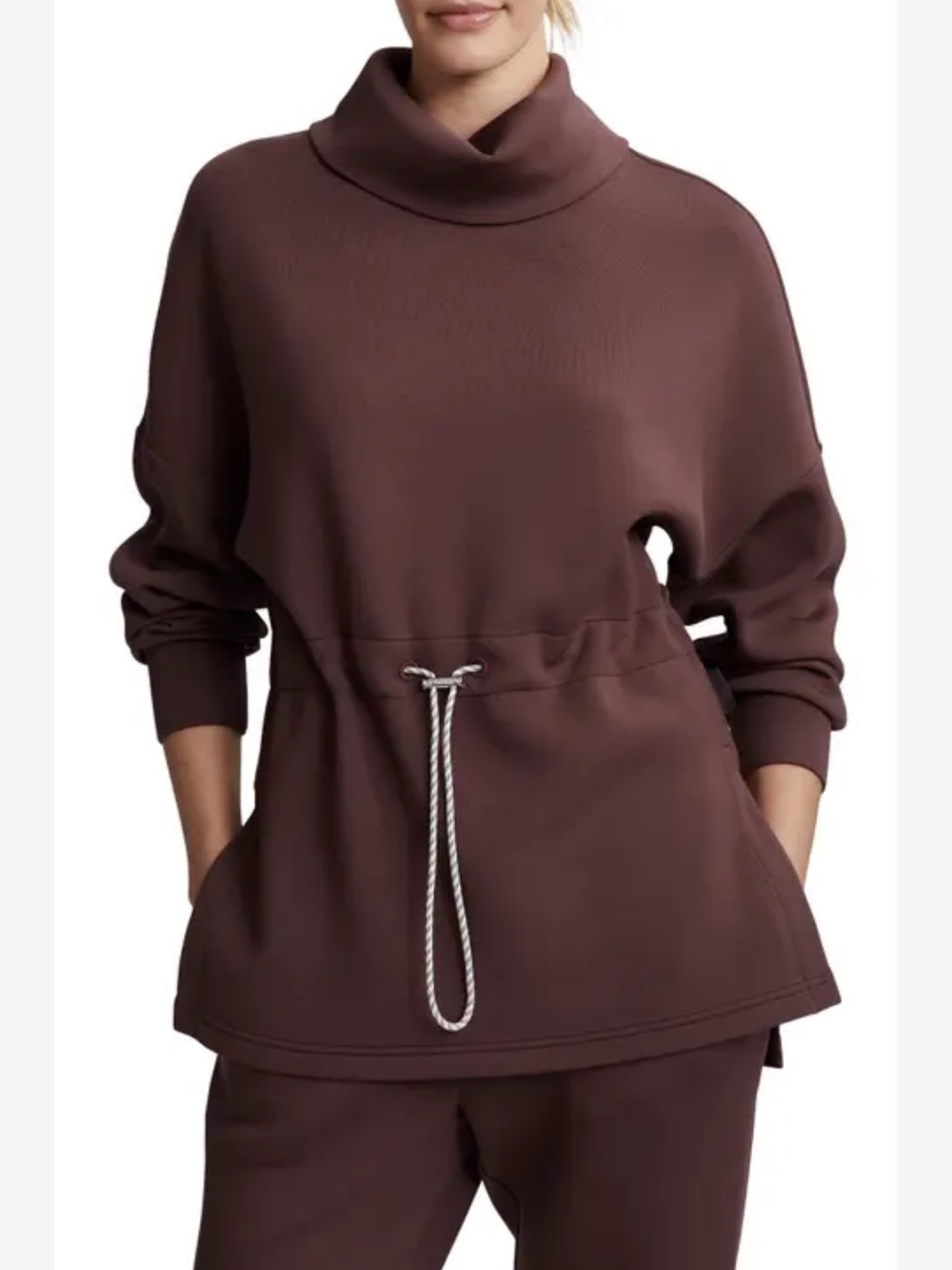 Varley Freya pullover Drawstring - Burgundy